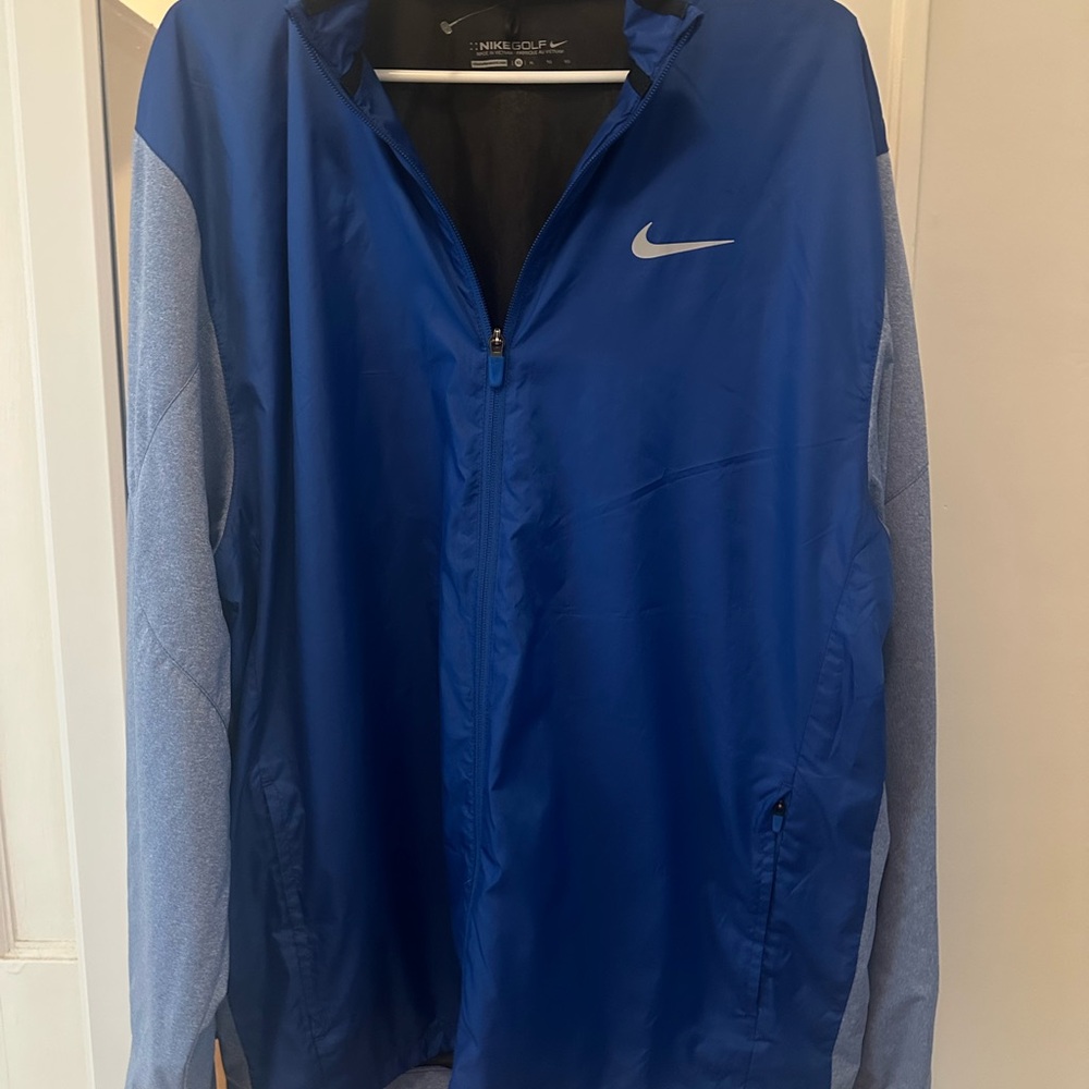 Nike Men's Blue Golf Windbreaker